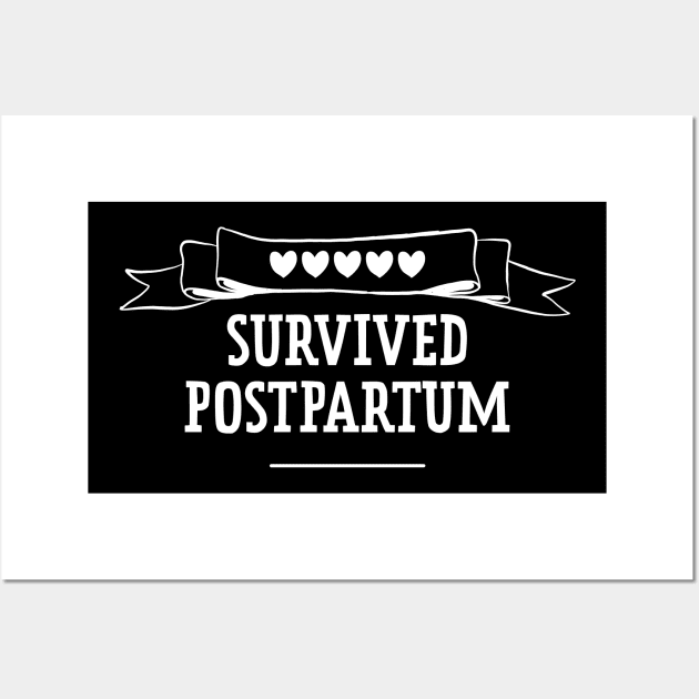 Postpartum survivor Wall Art by Think Beyond Color